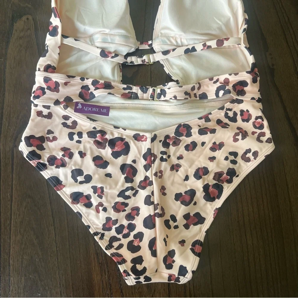 NWT Adore Me Leopard Print Bikini - Large - Picture 5 of 16